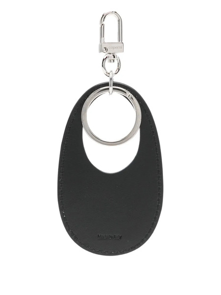  Coperni Oval-shaped Leather Keyring - Black 