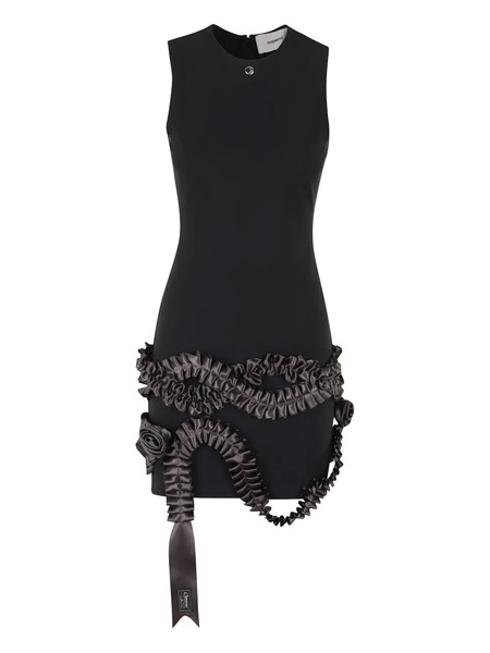  Coperni Ribbon Mini Dress - Black 
