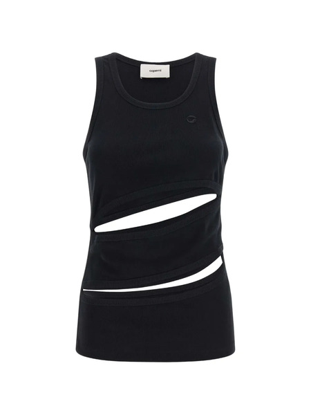  Coperni Spiral Tank Top - Black 