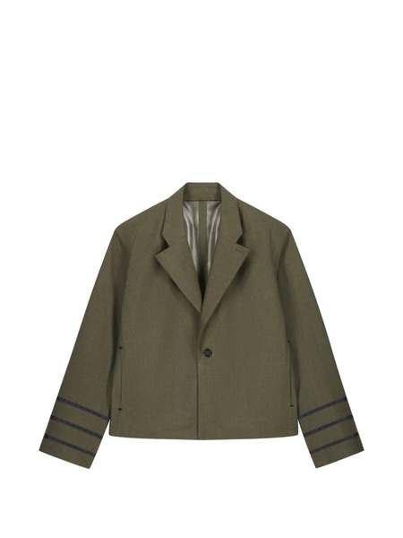  Coperni Striped Tailored Jacket - Green 