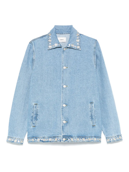  Coperni Studded Denim Jacket - Blue 