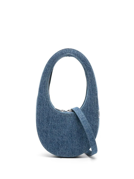  Coperni Swipe Denim Shoulder Bag - Blue 