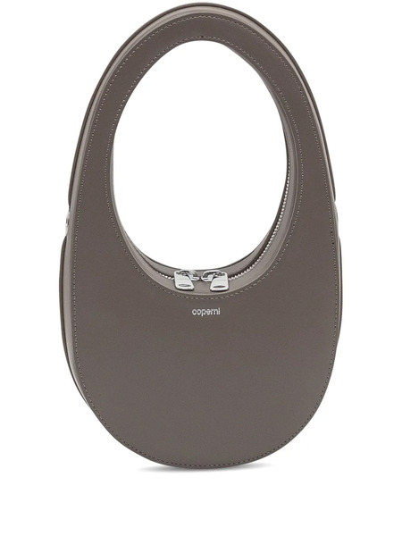  Coperni Swipe Oval-frame Zip Shoulder Bag - Brown 