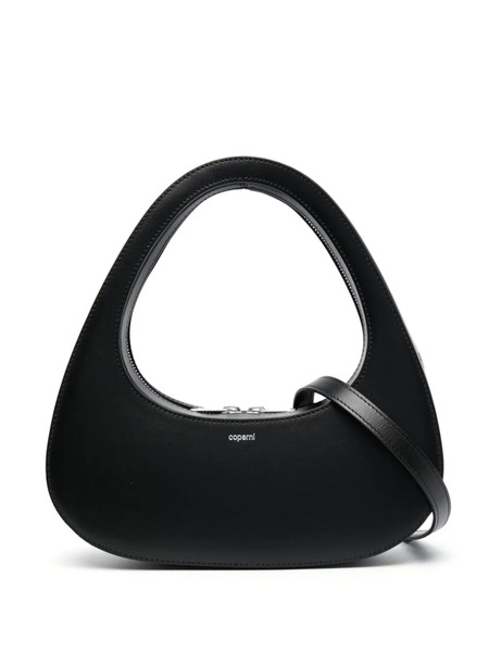  Coperni Swipe Triangular Leather Tote Bag - Black 