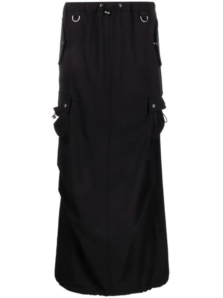  Coperni Tailored Cargo Maxi Skirt - Black 