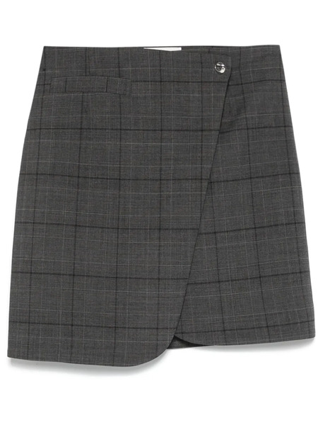  Coperni Wrap Mini Skirt - Grey 