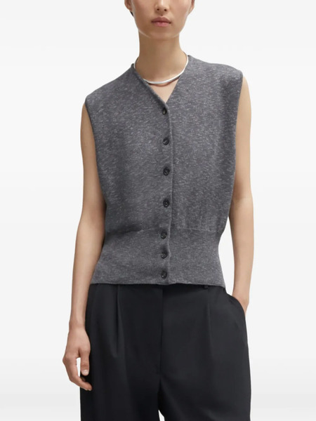 Cordera Flecked Waistcoat - Grey 