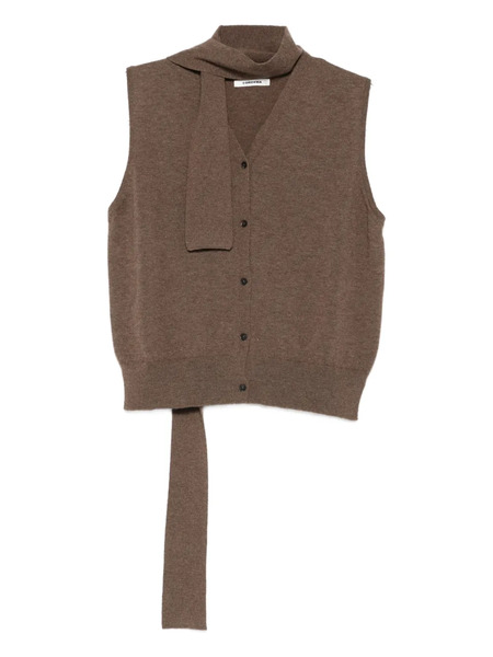  Cordera Merino Wool Waistcoat - Brown 