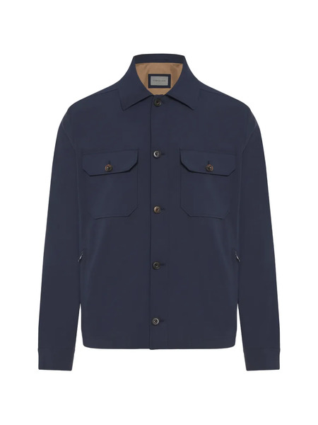  Corneliani Buttoned Flap-pocket Jacket - Blue 