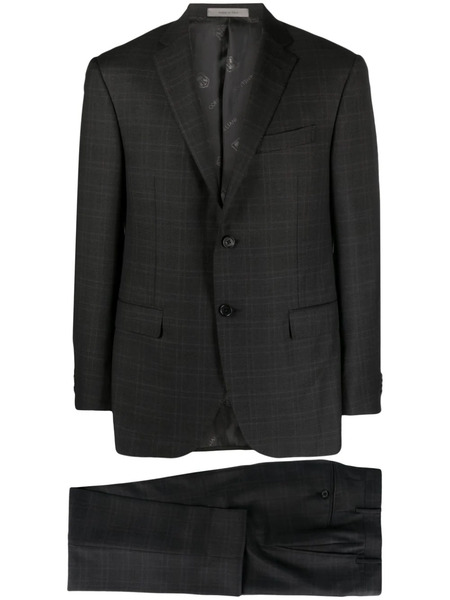  Corneliani Checked Single-breasted Suit - Grey 