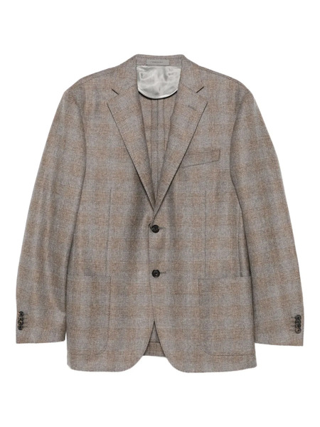  Corneliani Checked Two-button Jacket - Grey 