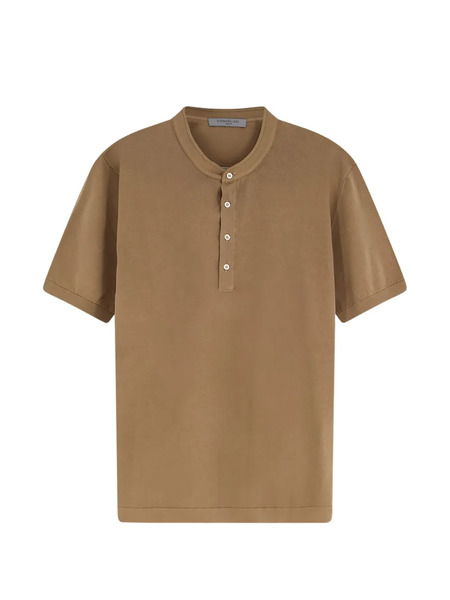  Corneliani Collarless Shirt - Brown 