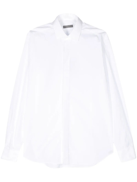  Corneliani Cotton Poplin Shirt - White 