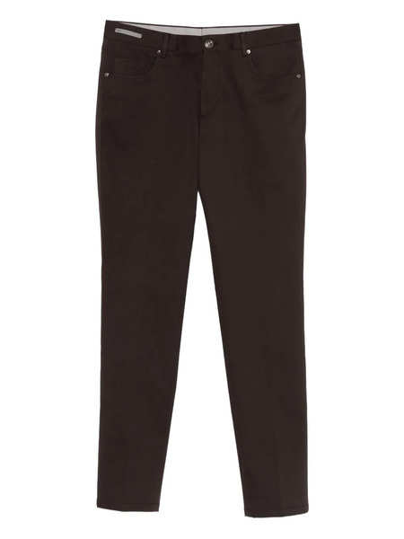  Corneliani Cotton Trousers - Brown 