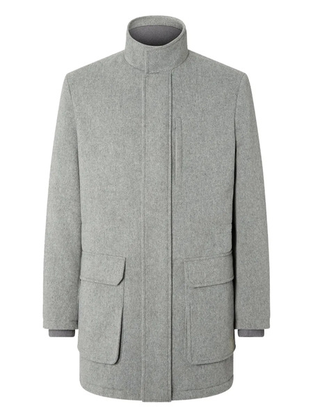  Corneliani Flap-pocket Wool Jacket - Grey 