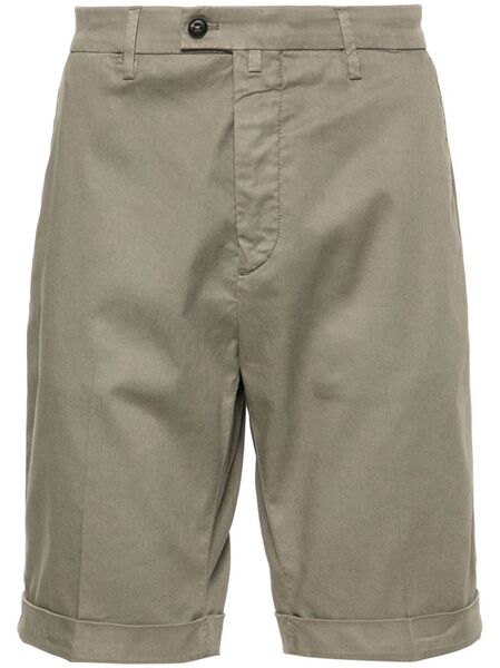 Corneliani Gabardine Chino Shorts - Grey 