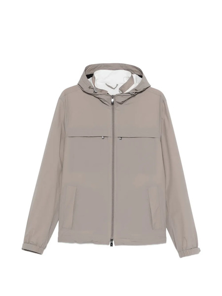  Corneliani Hooded Zip Jacket - Neutrals 