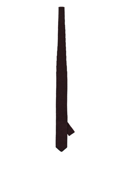  Corneliani Knitted Tie - Red 