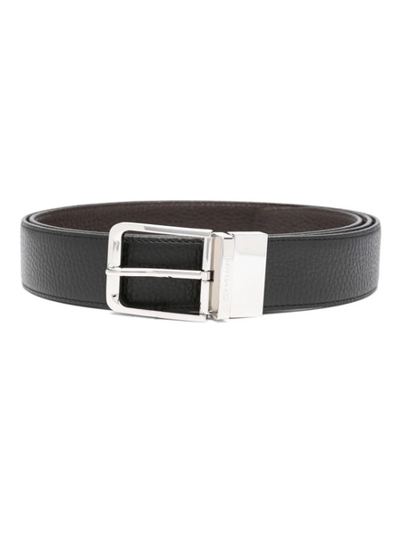  Corneliani Leather Belt - Black 