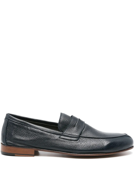  Corneliani Leather Loafers - Blue 