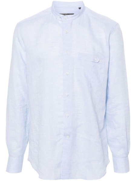 Corneliani Linen Shirt - Blue 