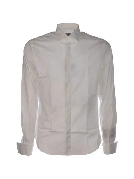  Corneliani Long-sleeve Shirt - White 