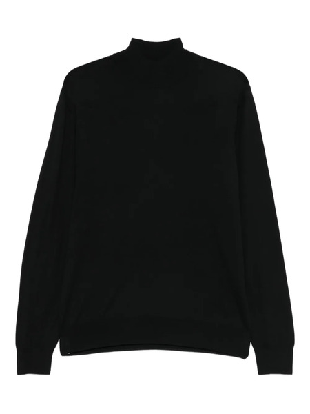  Corneliani Long-sleeve Wool Sweater - Black 