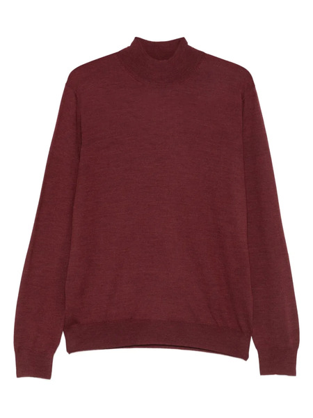  Corneliani Long-sleeve Wool Sweater - Red 