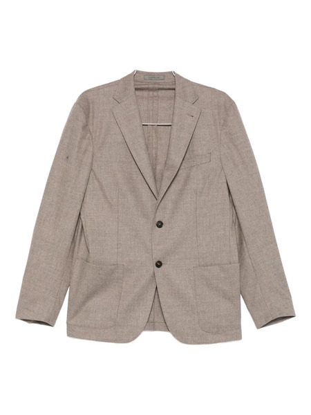  Corneliani Notched-lapels Pocketed Jacket - Brown 