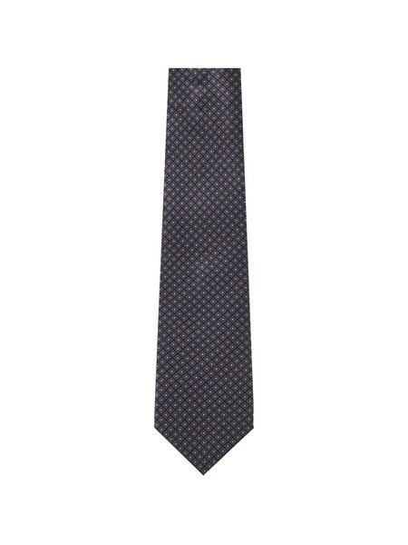  Corneliani Patterned Tie - Brown 