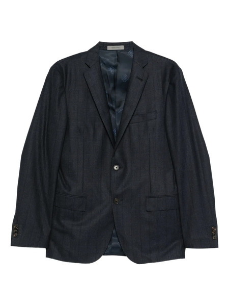  Corneliani Pinstripe-pattern Blazer - Blue 