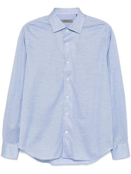  Corneliani Piqué Shirt - Blue 