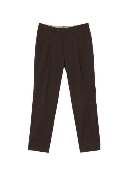  Corneliani Pleated Trousers - Brown 