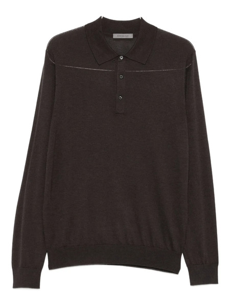  Corneliani Polo-collar Sweater - Brown 