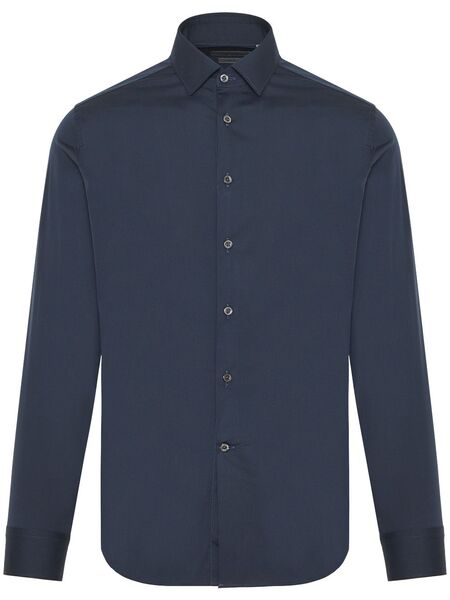  Corneliani Poplin Shirt - Blue 