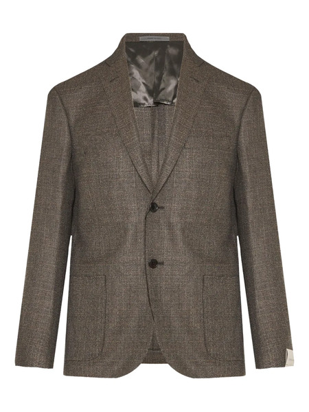  Corneliani Single-breasted Blazer - Brown 