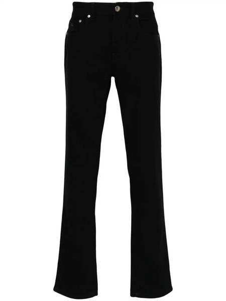 Corneliani Tapered Trousers - Black 