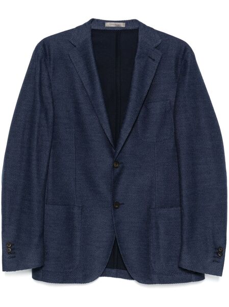  Corneliani Textured Blazer - Blue 