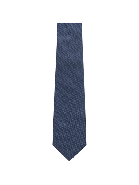  Corneliani Textured Tie - Blue 