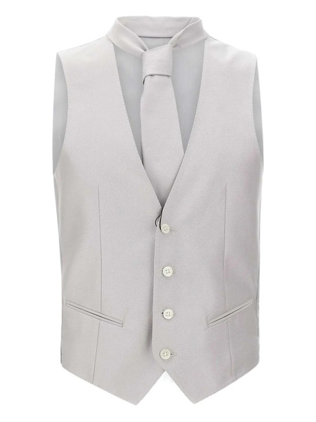  Corneliani V-neck Waistcoat - Grey 