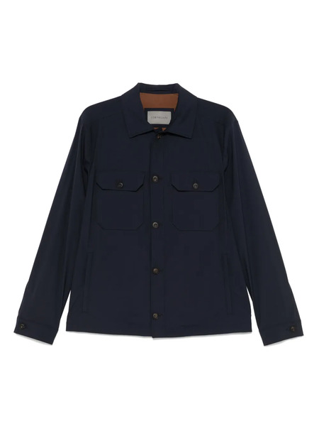  Corneliani Wool Shirt Jacket - Blue 