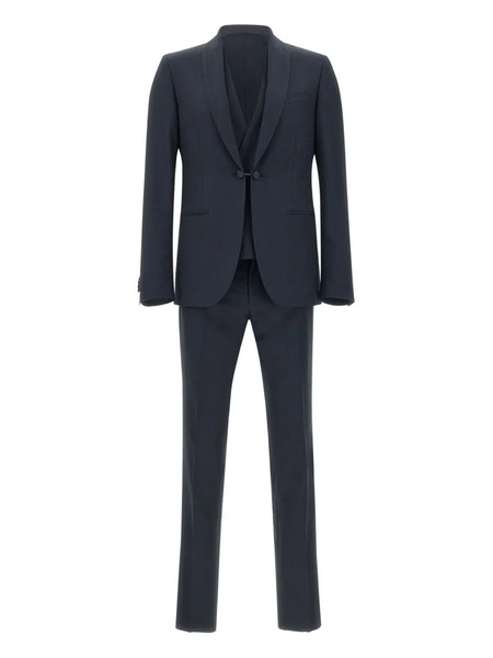  Corneliani Wool Three-piece Formal Suit - Blue 