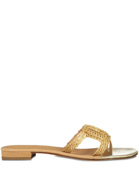  Cornetti Argoese Flat Sandals - Neutrals 