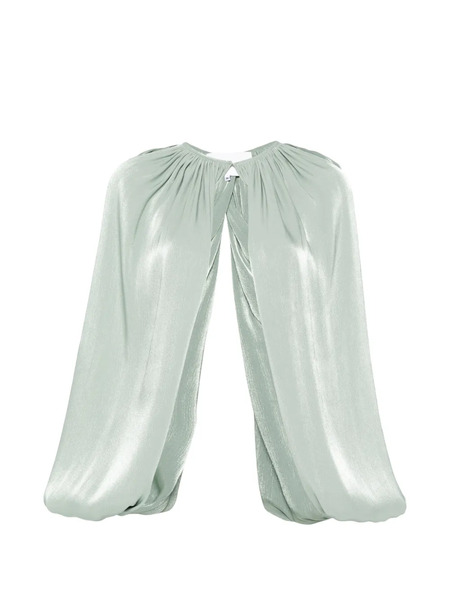  Costarellos Draped Jacket - Green 