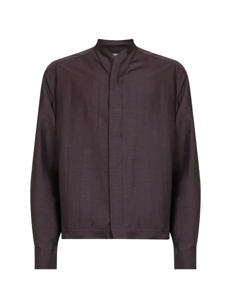  Costumein Base Buttoned Shirt Jacket - Purple 