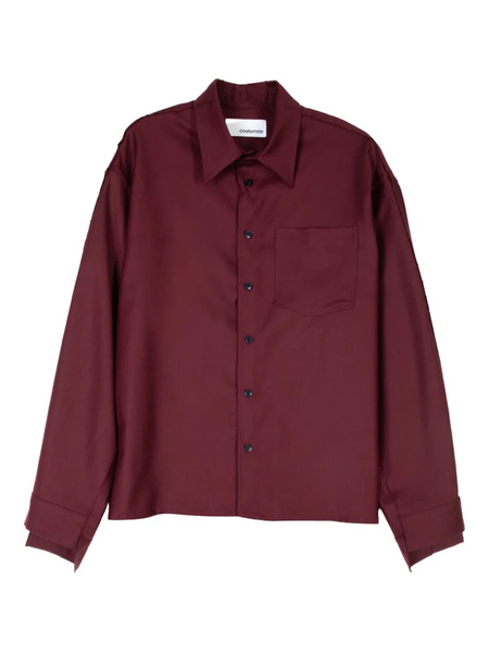  Costumein Patch-pocket Shirt - Red 