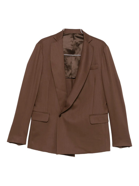  Costumein Shawl-lapel Jacket - Brown 