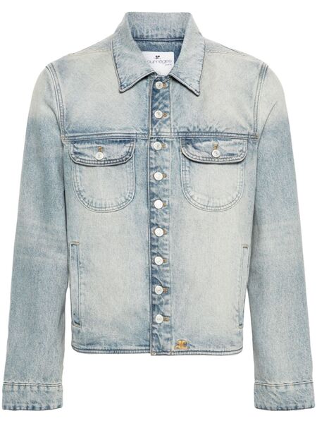  Courrèges Button-up Denim Jacket - Blue 