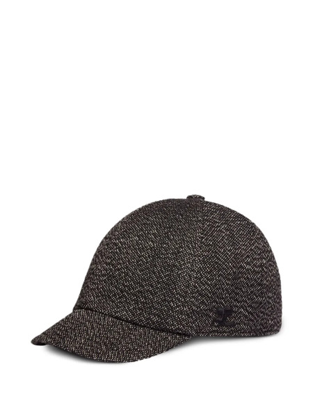  Courrèges Caviar Cap - Black 