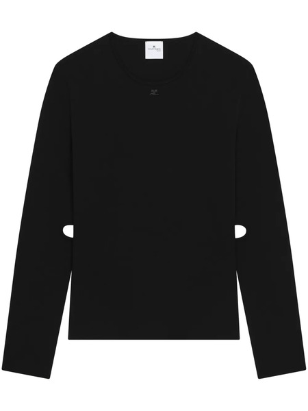  Courrèges Cut-out Jumper - Black 